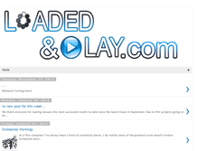 Tablet Screenshot of loadedandplay.com